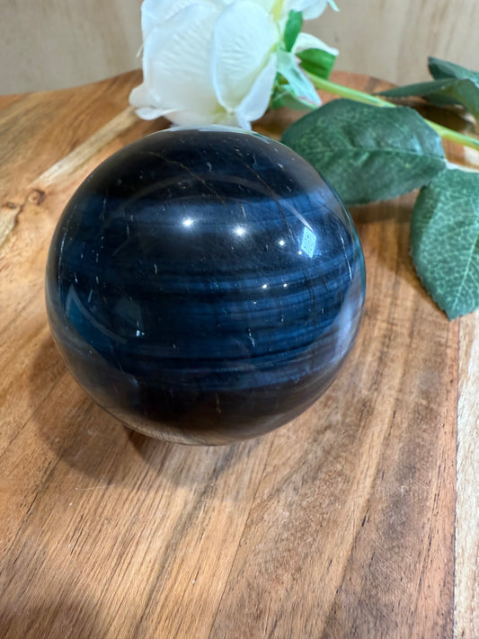 BLUE TIGERS EYE SPHERE