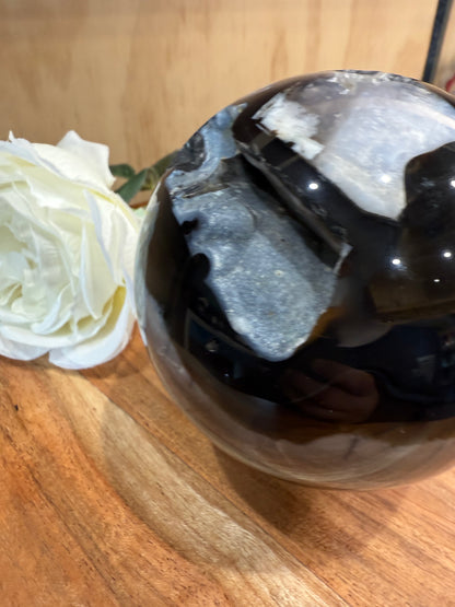 VOLCANO AGATE SPHERE (MASSIVE 2kg)