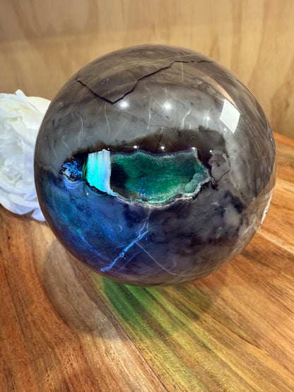 VOLCANO AGATE SPHERE (MASSIVE 2kg)