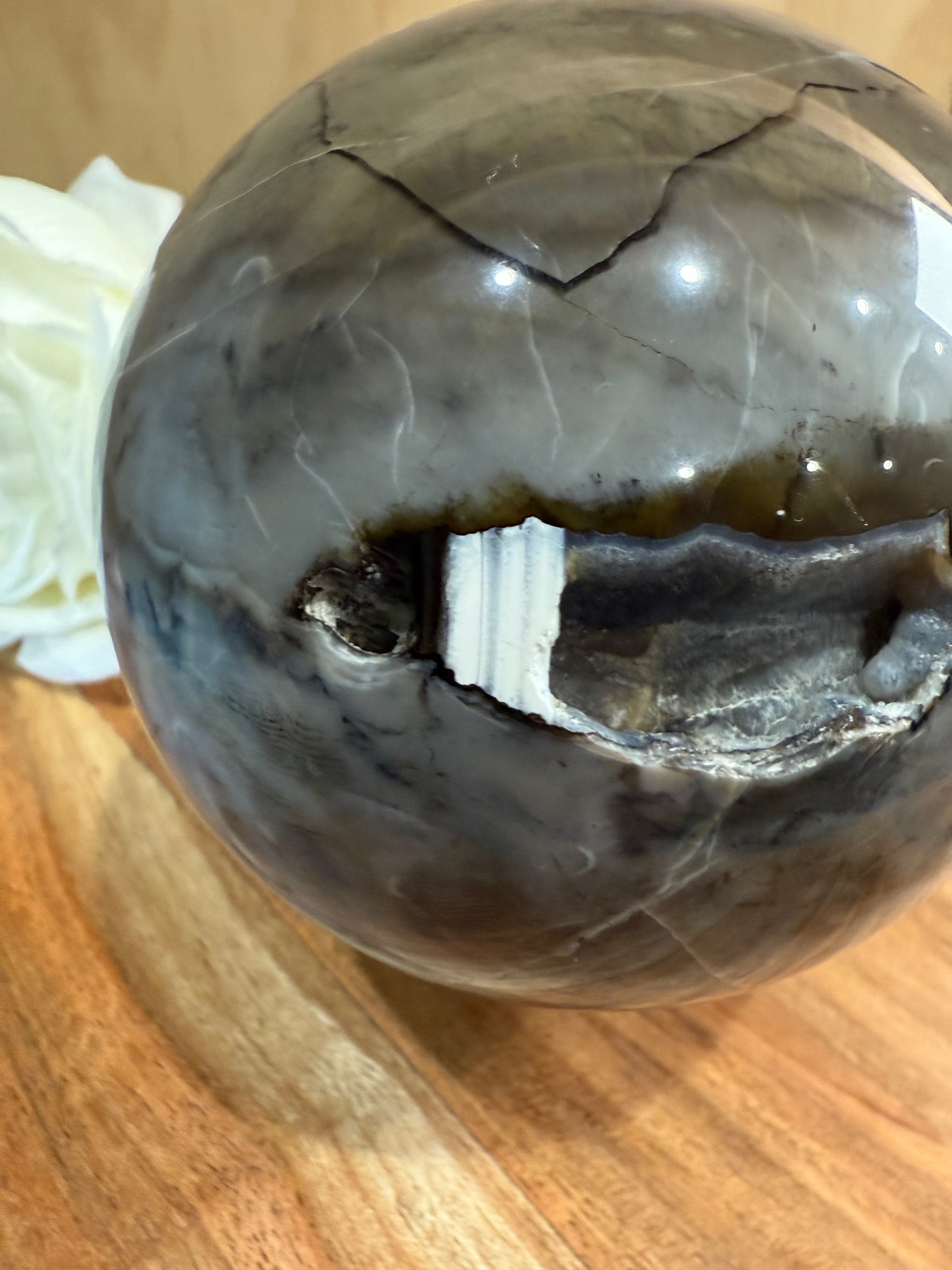 VOLCANO AGATE SPHERE (MASSIVE 2kg)