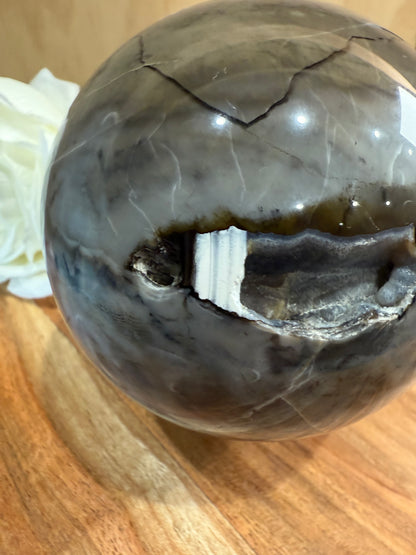 VOLCANO AGATE SPHERE (MASSIVE 2kg)