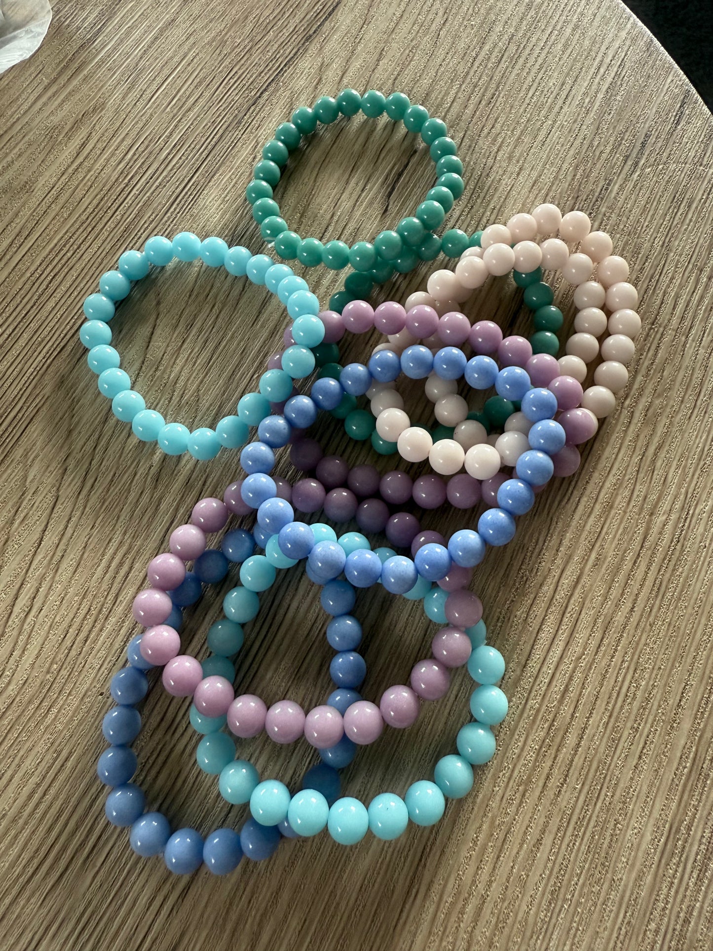 GLOW IN THE DARK 8mm BRACELETS