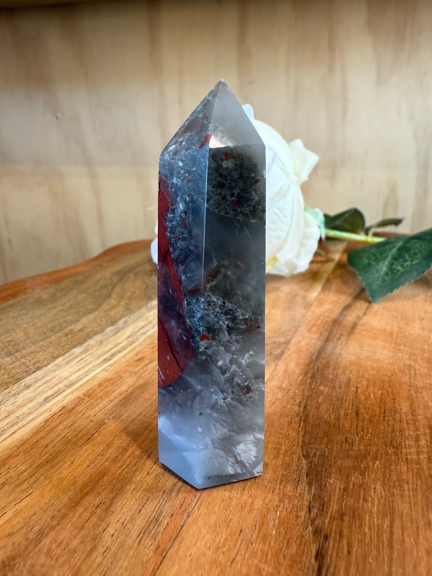 AFRICAN BLOODSTONE POINTS