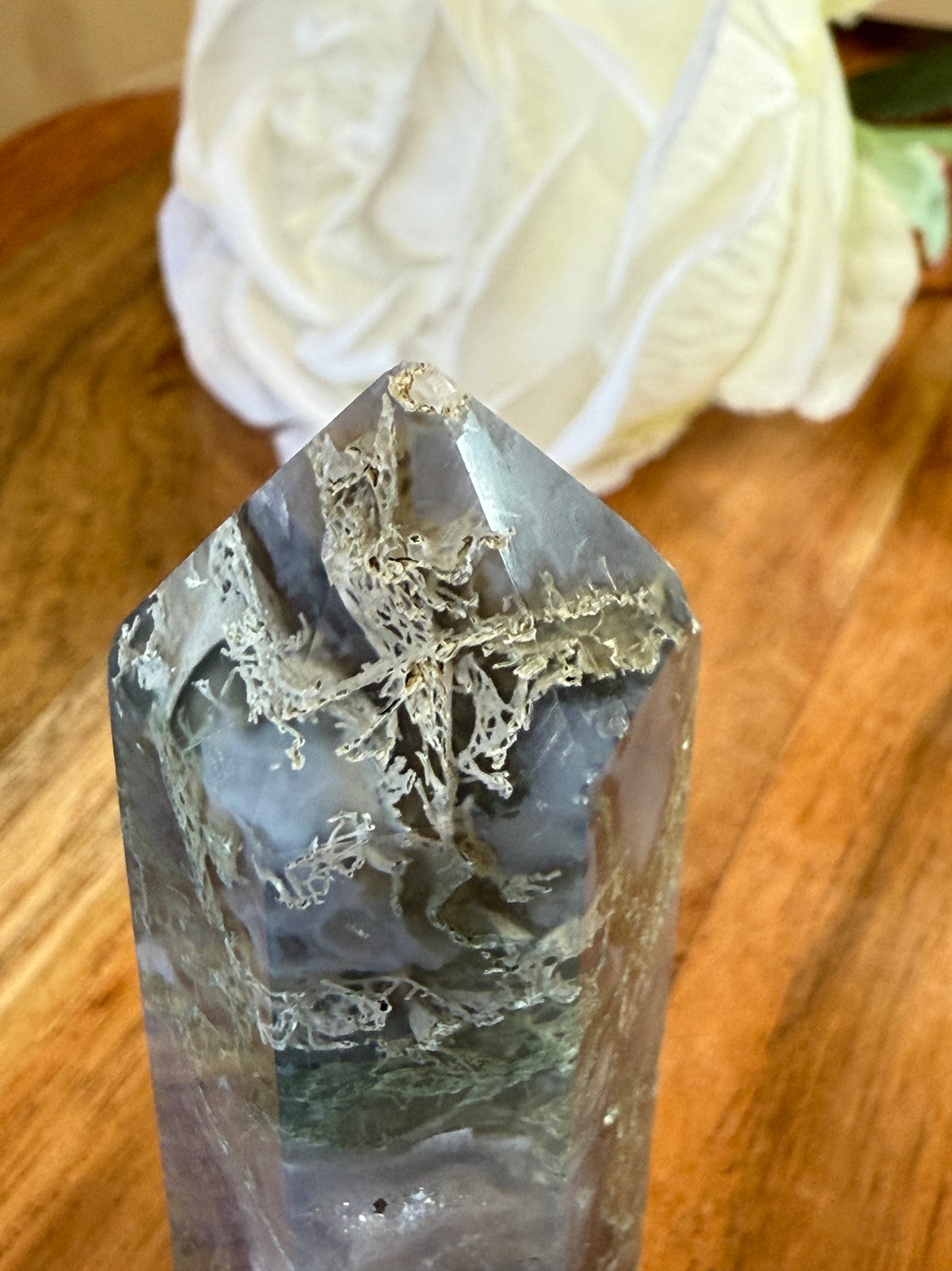 MOSS AGATE POINTS