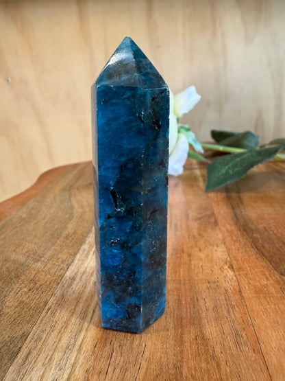 BLUE APATITE POINT