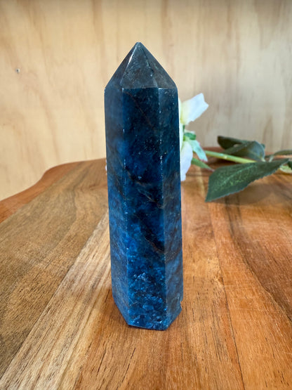 BLUE APATITE POINT