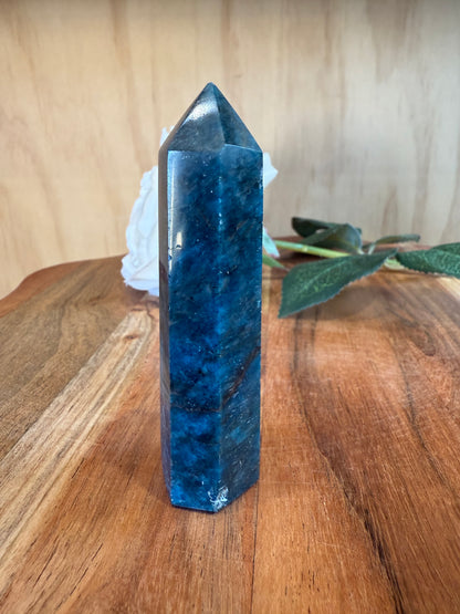 BLUE APATITE POINT