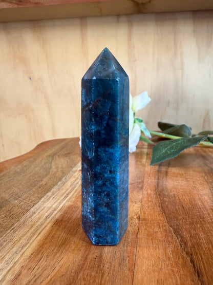 BLUE APATITE POINT