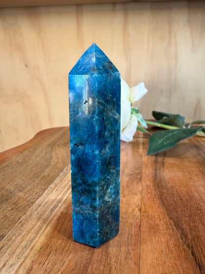BLUE APATITE POINT