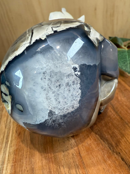 VOLCANO AGATE SKULL
