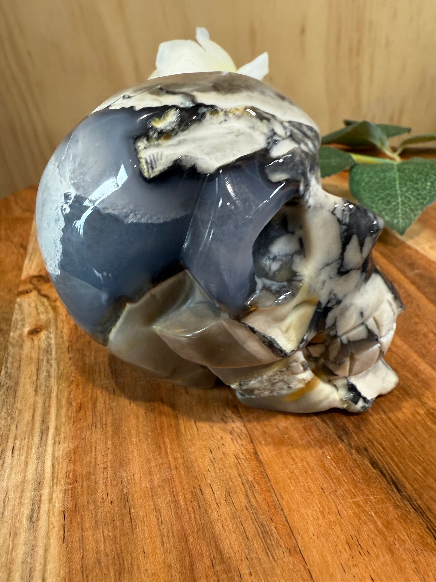 VOLCANO AGATE SKULL