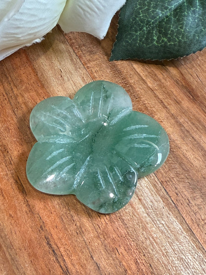 GREEN STRAWBERRY QUARTZ FLOWER