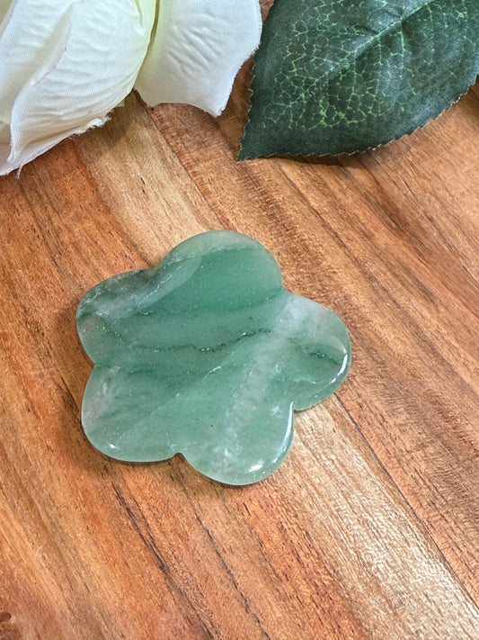 GREEN STRAWBERRY QUARTZ FLOWER