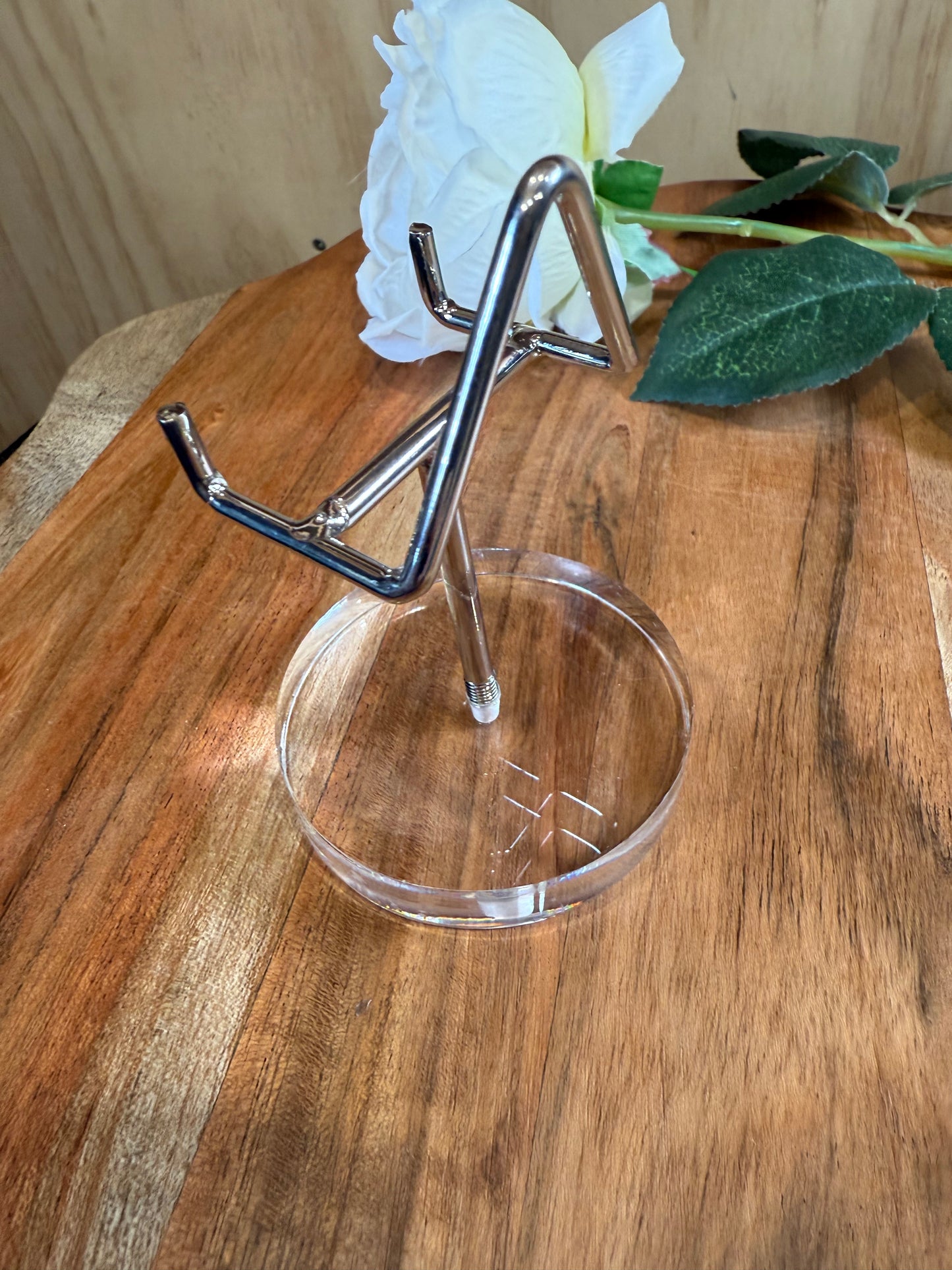 STANDS AND HOLDERS (FOR SLABS, SPECIMENS, SLICES, DIAMONDS, ETC) CRYSTALS OR SLICES NOT INCLUDED