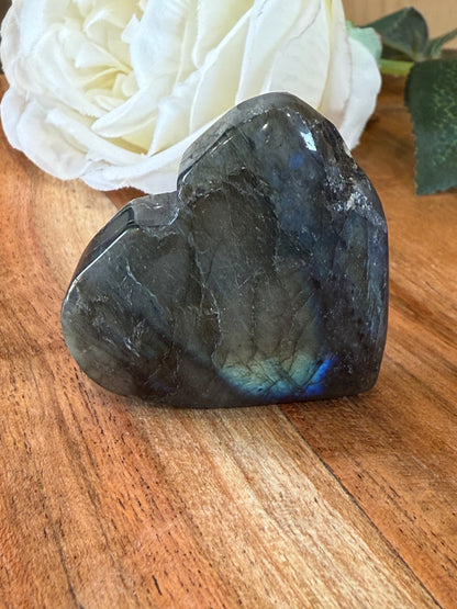 LABRADORITE HEART