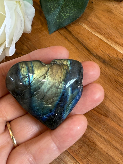LABRADORITE HEART