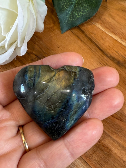 LABRADORITE HEART