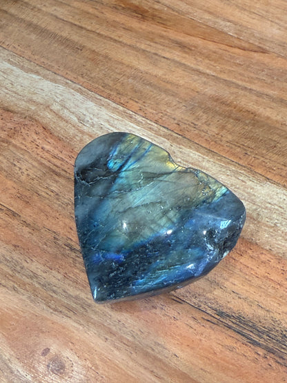 LABRADORITE HEART