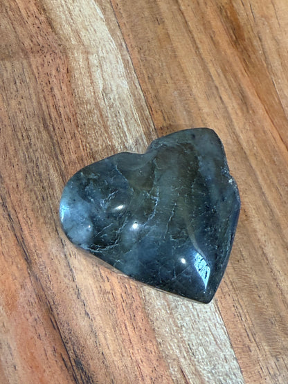 LABRADORITE HEART