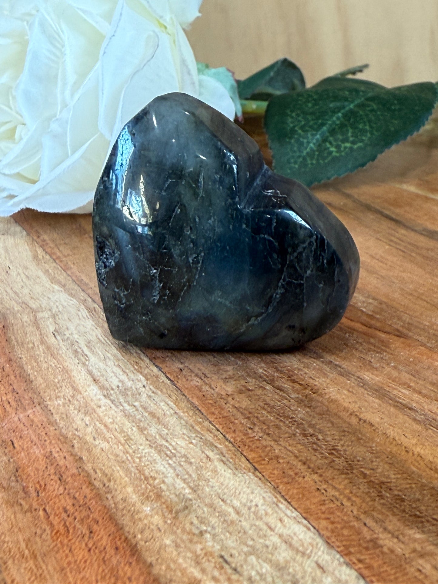 LABRADORITE HEART
