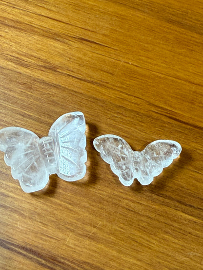 CRYSTAL BUTTERFLIES SMALL & LARGE