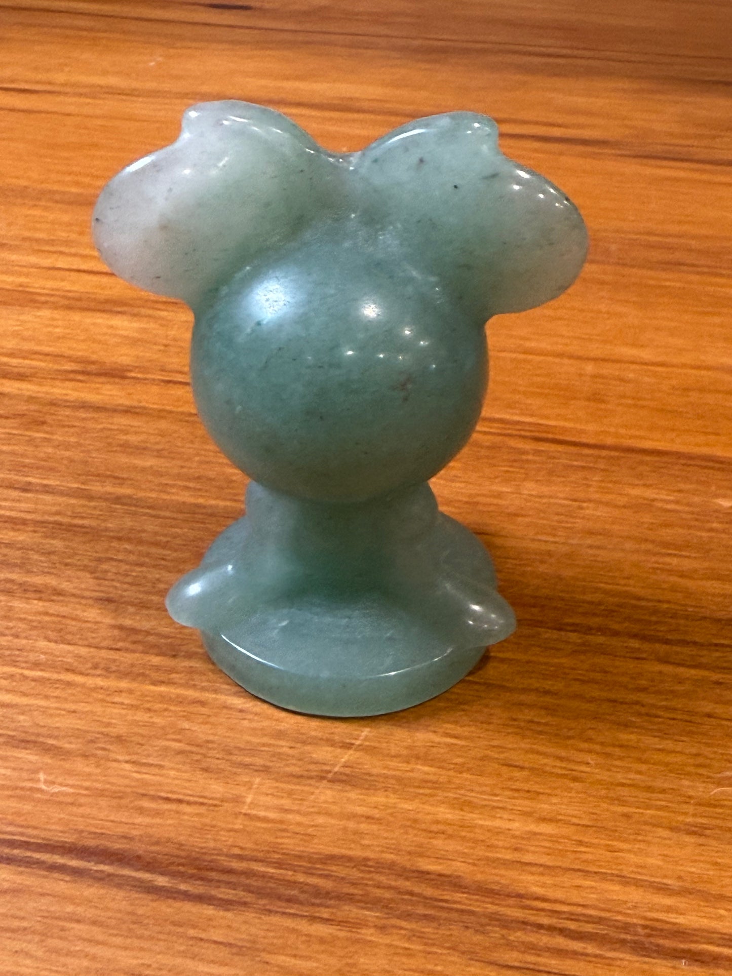 MINNIE MOUSE (MOSS AGATE & GREEN AVENTURINE)