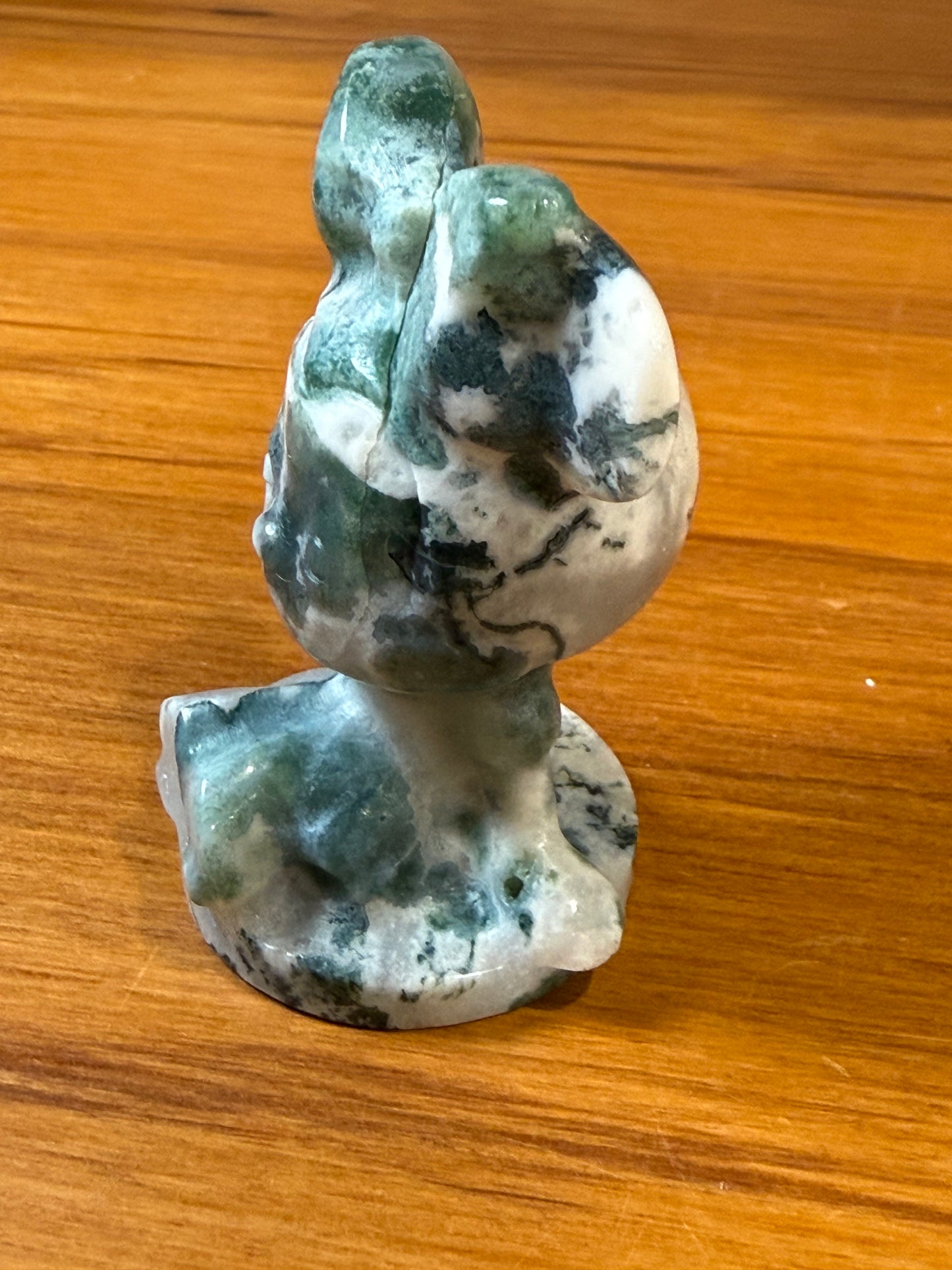 MINNIE MOUSE (MOSS AGATE & GREEN AVENTURINE)