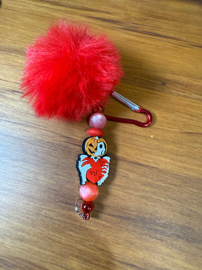 BEAD KEYRINGS (SOME WITH FOCALS)