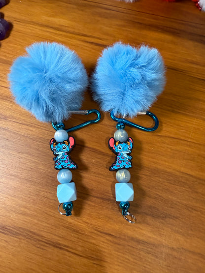 BEAD KEYRINGS (SOME WITH FOCALS)