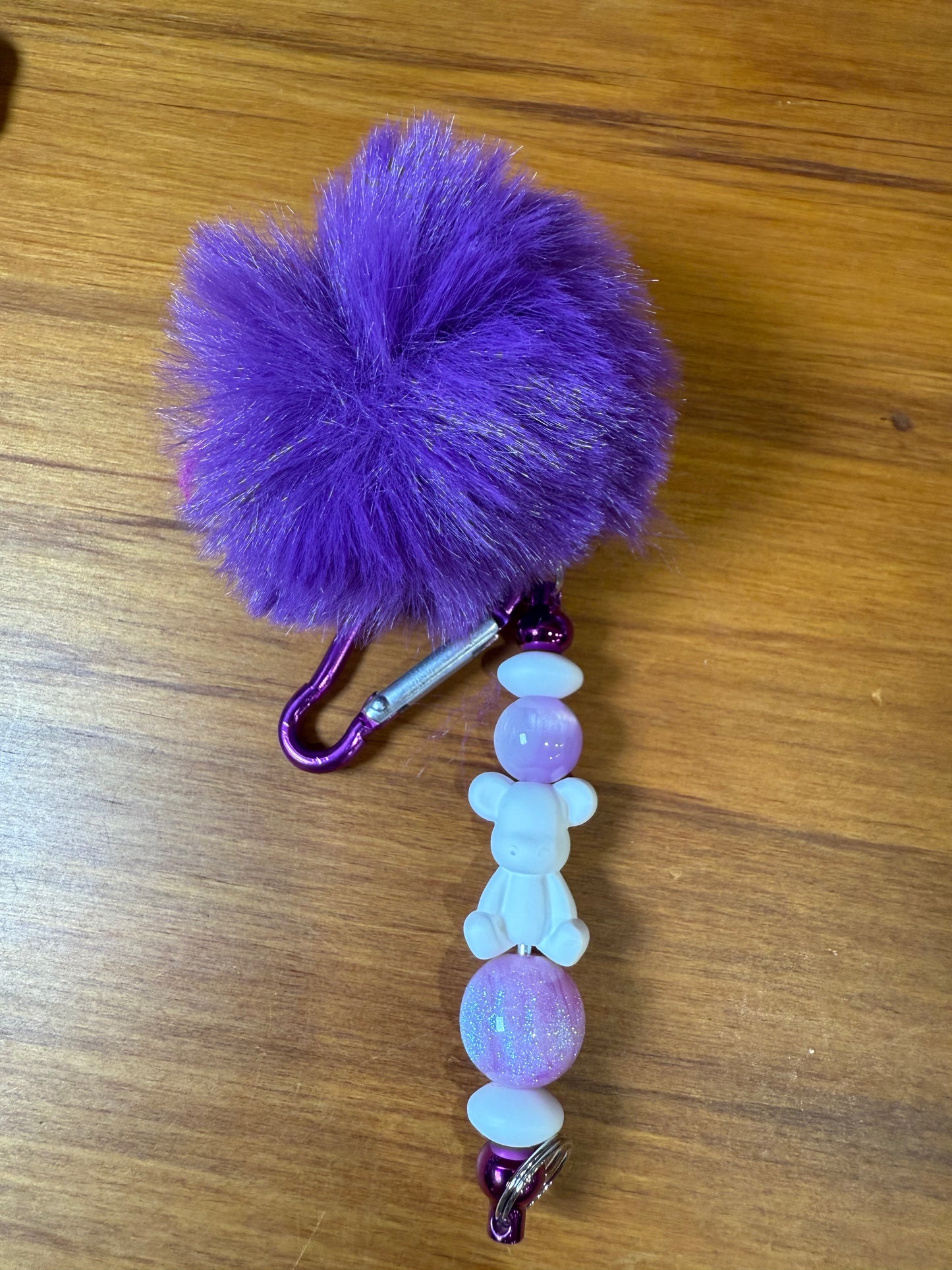 BEAD KEYRINGS (SOME WITH FOCALS)