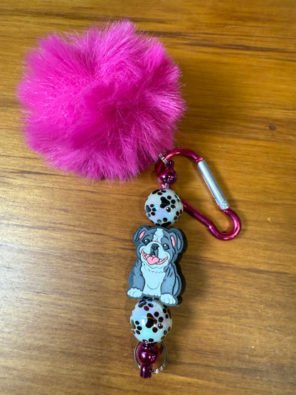 BEAD KEYRINGS (SOME WITH FOCALS)