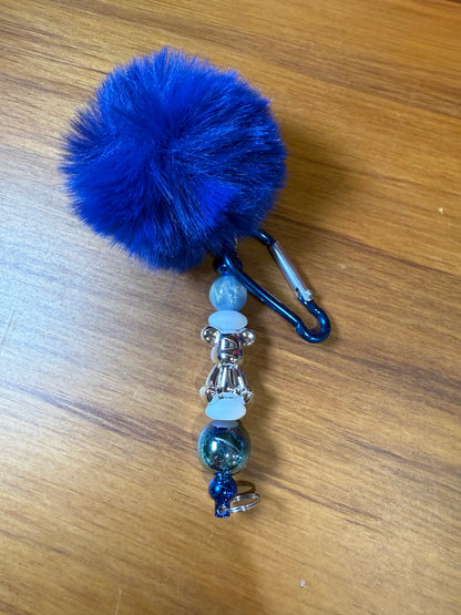 BEAD KEYRINGS (SOME WITH FOCALS)