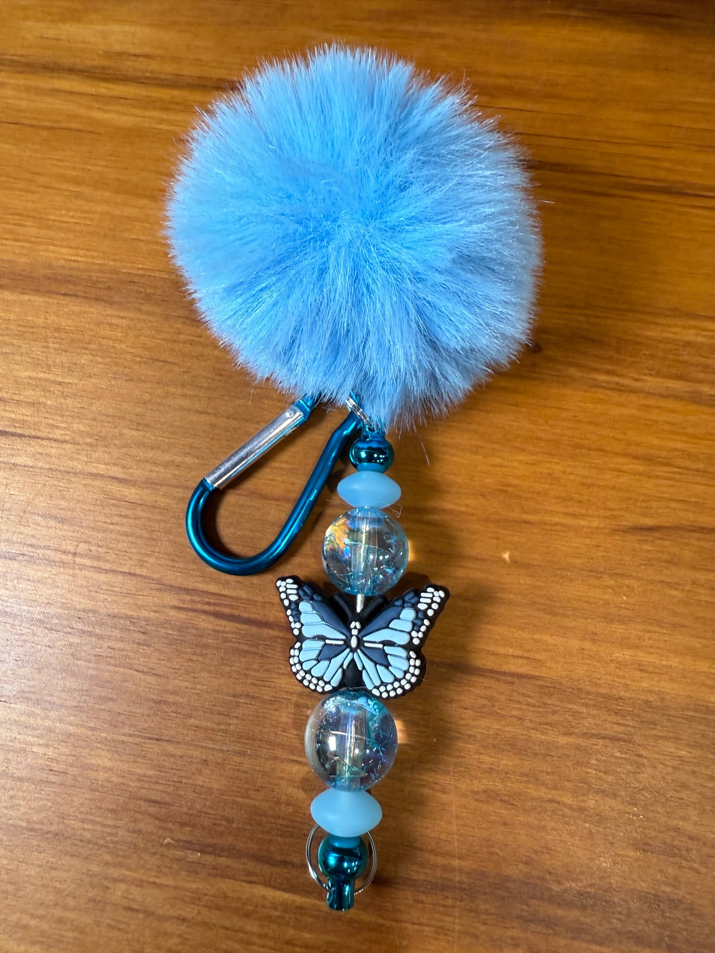 BEAD KEYRINGS (SOME WITH FOCALS)