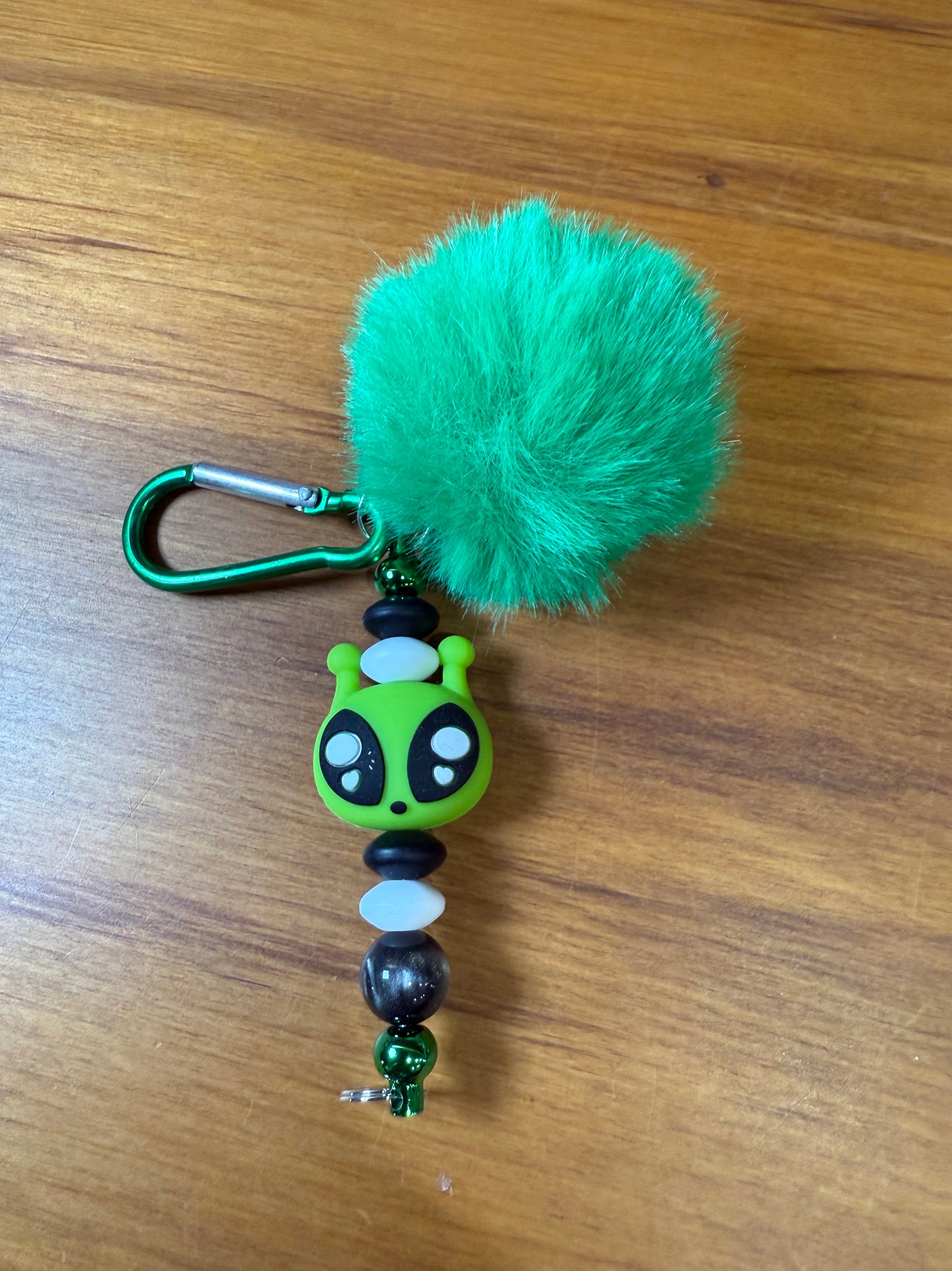 BEAD KEYRINGS (SOME WITH FOCALS)