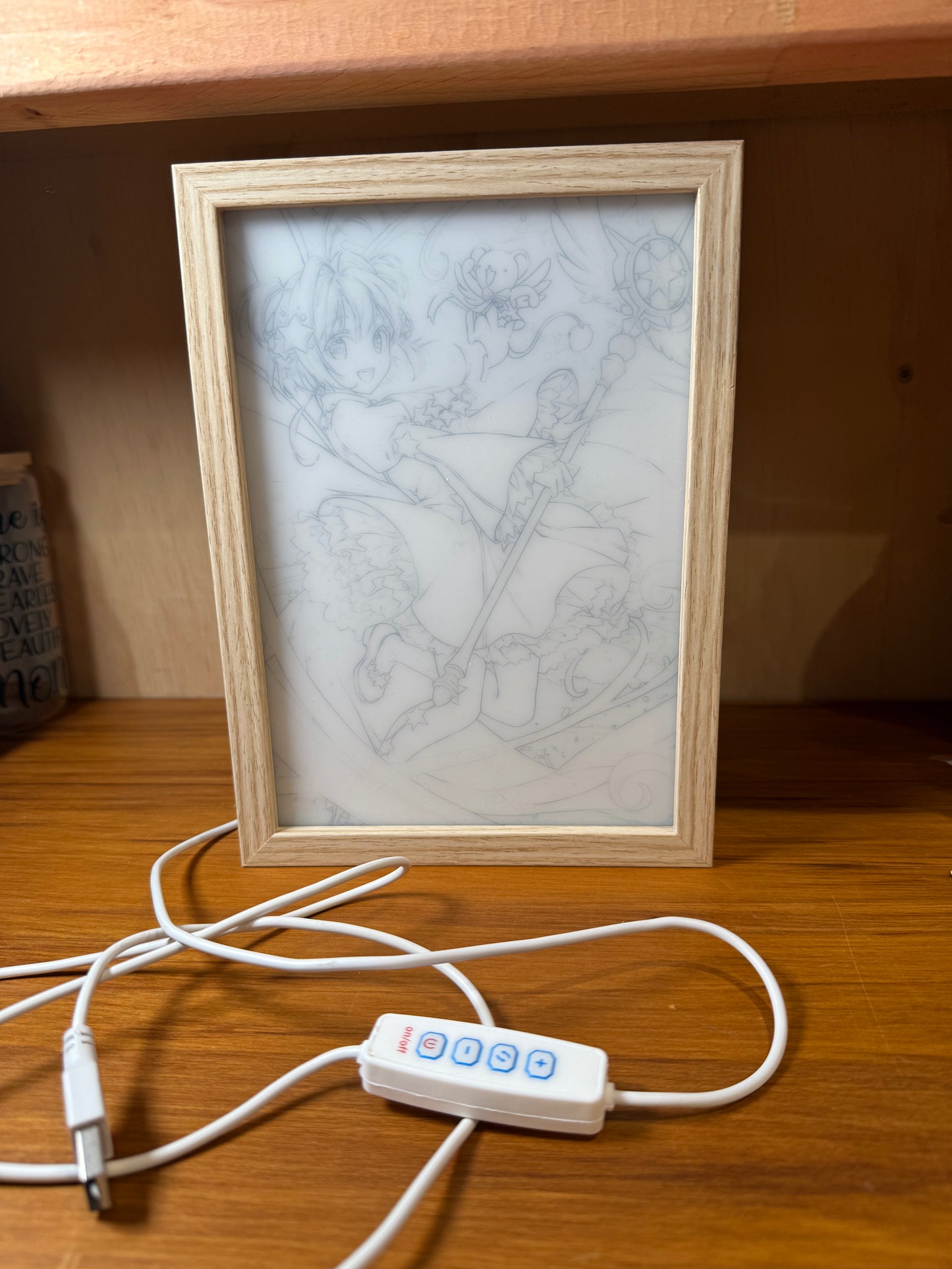 ANIME SAKURA LIGHT UP USB PICTURE