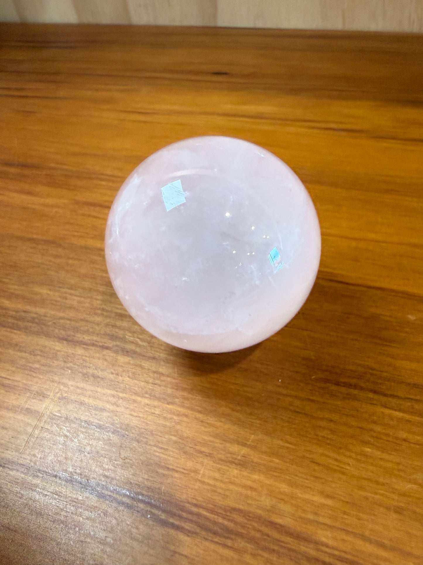 ROSE QUARTZ SPHERE (WEE STAR)