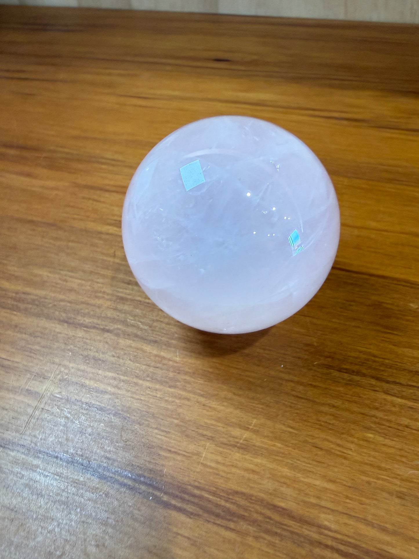 ROSE QUARTZ SPHERE (WEE STAR)