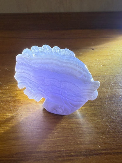 BLUE LACE AGATE FISH