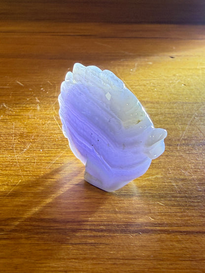 BLUE LACE AGATE FISH