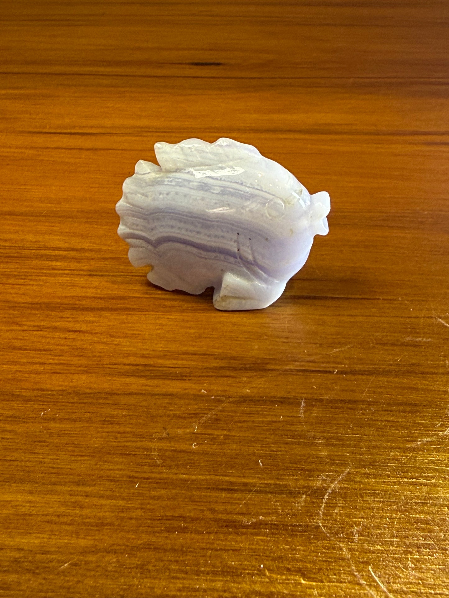 BLUE LACE AGATE FISH