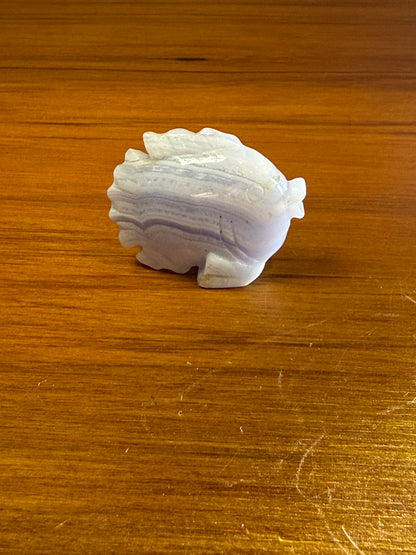 BLUE LACE AGATE FISH