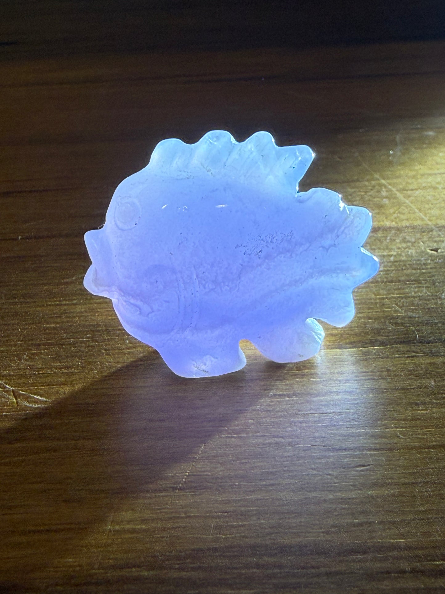 BLUE LACE AGATE FISH