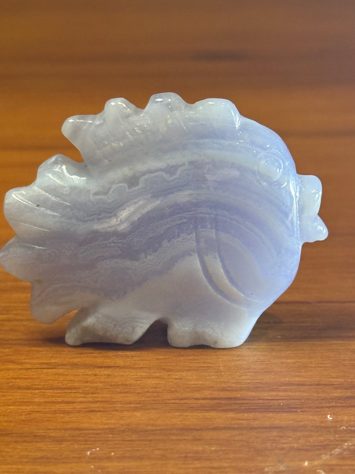 BLUE LACE AGATE FISH