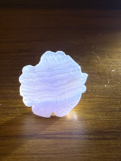 BLUE LACE AGATE FISH