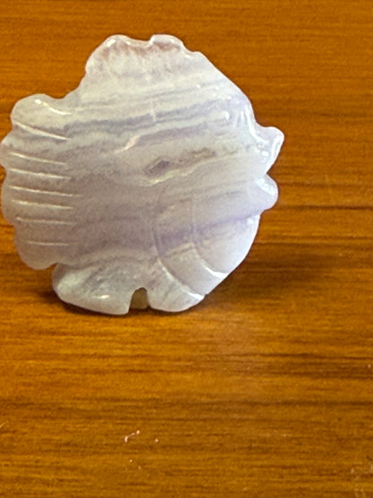 BLUE LACE AGATE FISH