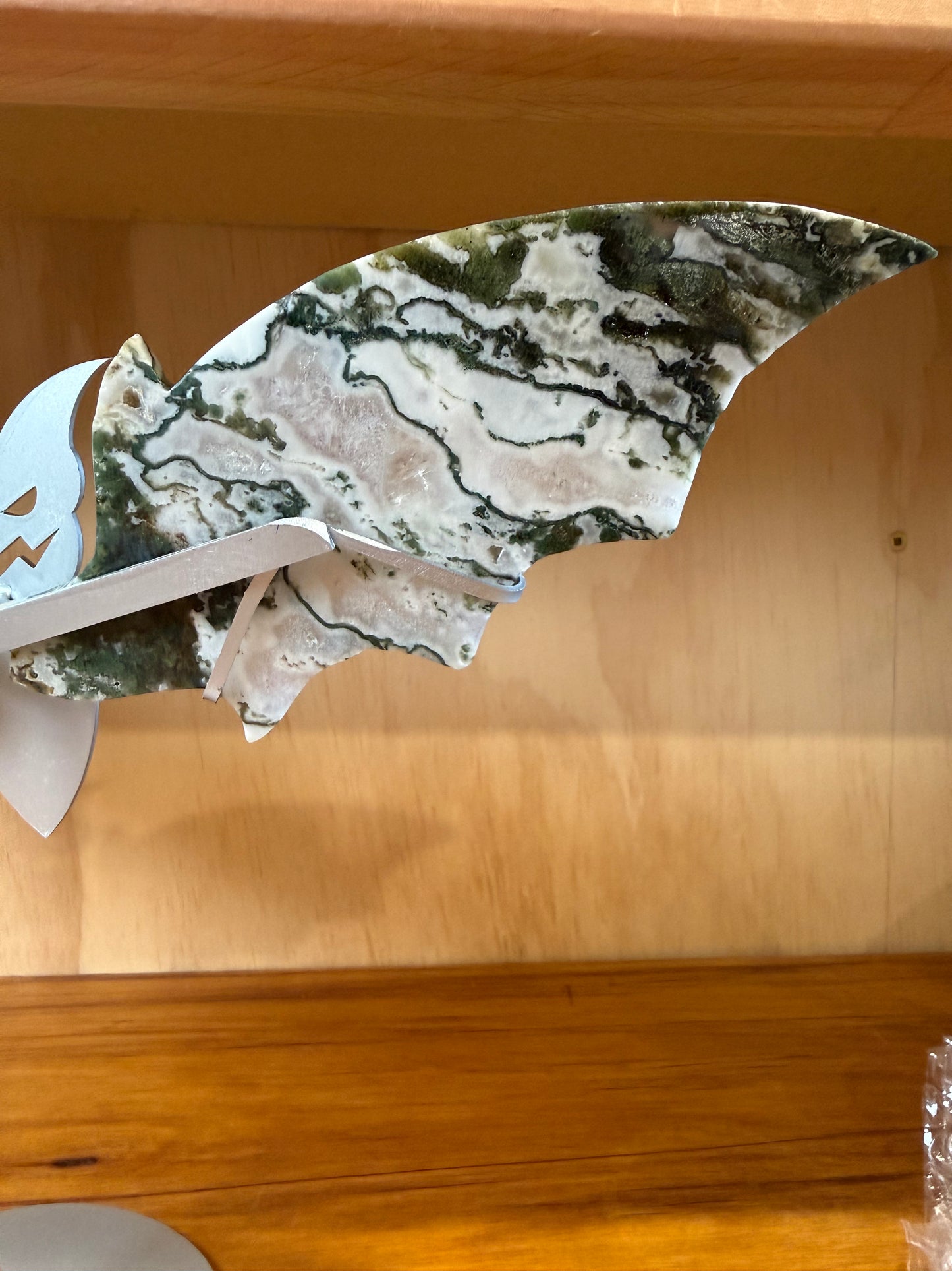 MOSS AGATE BAT