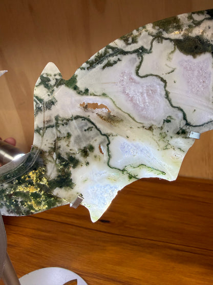 MOSS AGATE BAT