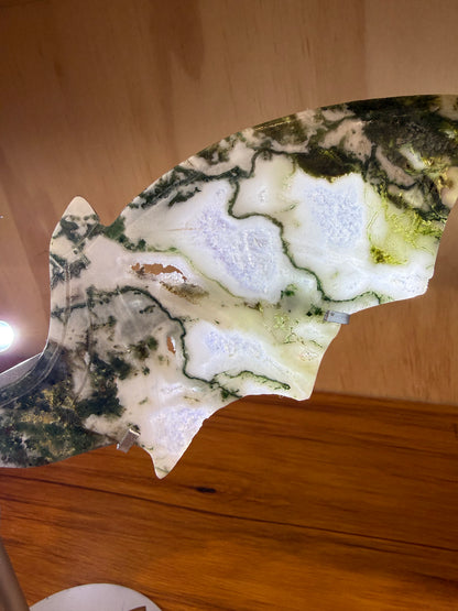 MOSS AGATE BAT