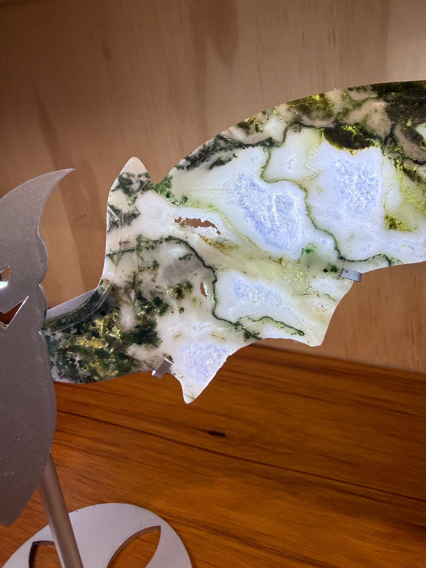 MOSS AGATE BAT