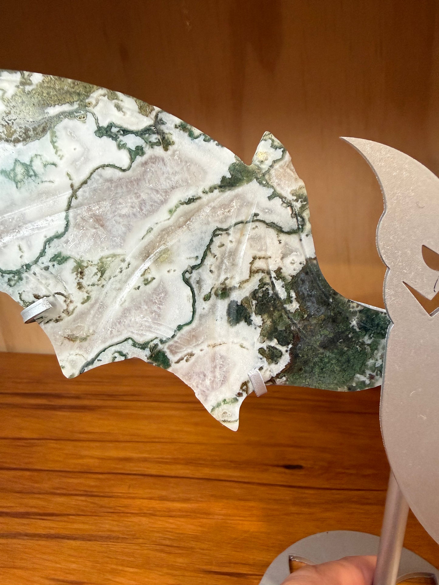 MOSS AGATE BAT